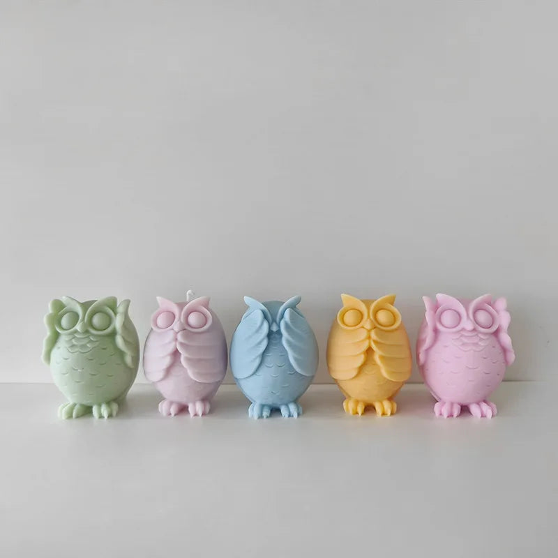 DIY Owl Candle Mold