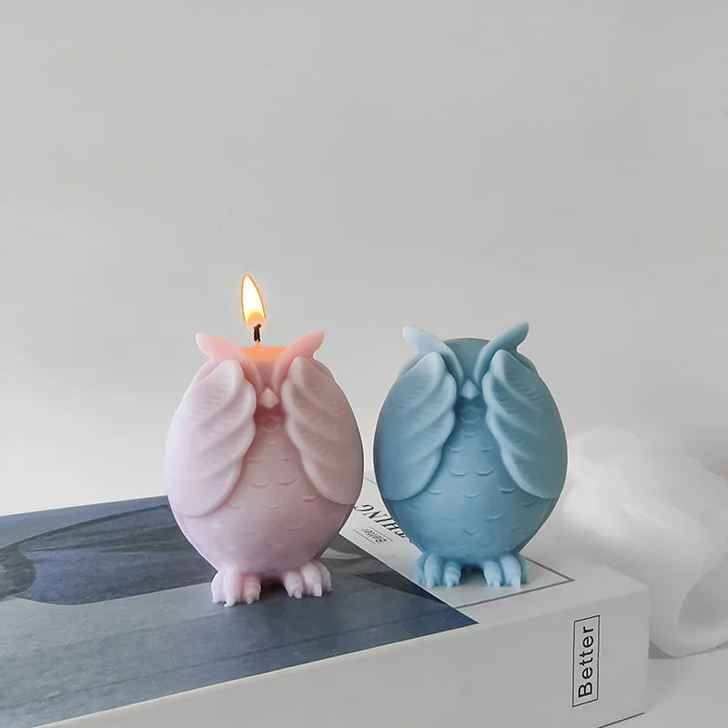 DIY Owl Candle Mold