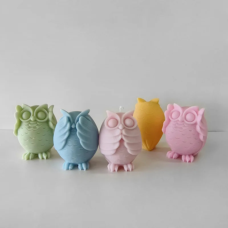 DIY Owl Candle Mold