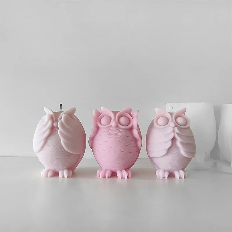 DIY Owl Candle Mold