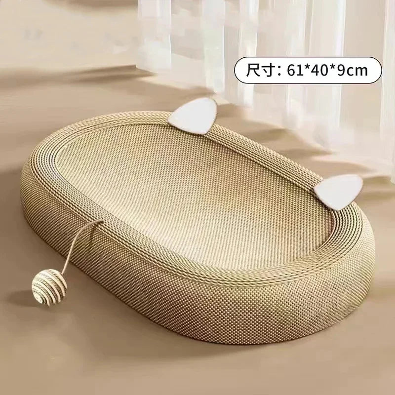 Oval Cat Scratcher Bed